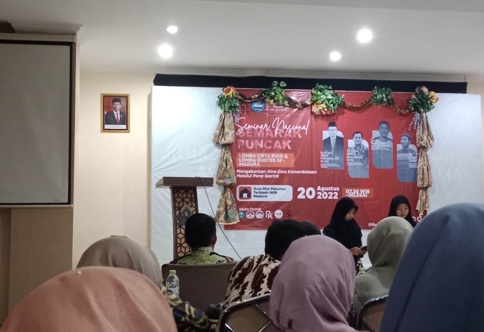 Semarak Kemerdekaan, Komunitas Bengkel Sastra Gelar Seminar Nasional Sekaligus Puncak Lomba Cipta Puisi dan Quotes se-Madura