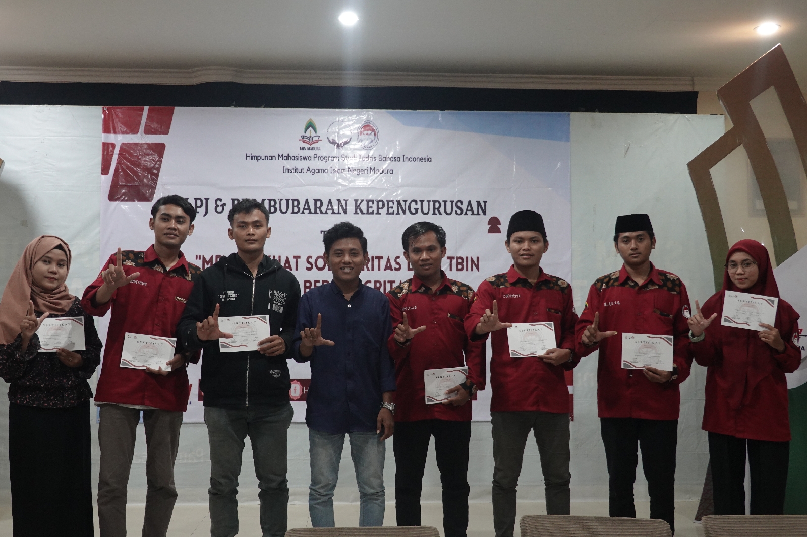 HMPS TBIN IAIN MADURA SUKSES GELAR LPJ SEKALIGUS PEMBUBARAN KEPENGURUSAN